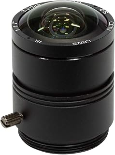 Arducam 120 Degree Ultra Wide Angle CS Lens for Raspberry Pi HQ Camera, 3.2mm Focal Length with Manual Focus
