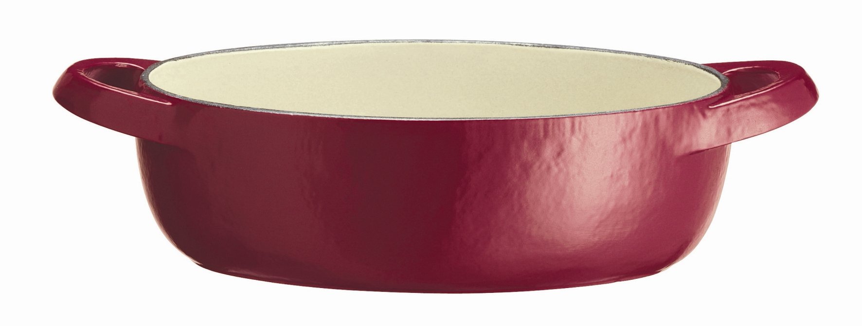 Tefal Jamie Oliver Cast Iron Gratin Dish, Raspberry, 20 cm x 14 cm