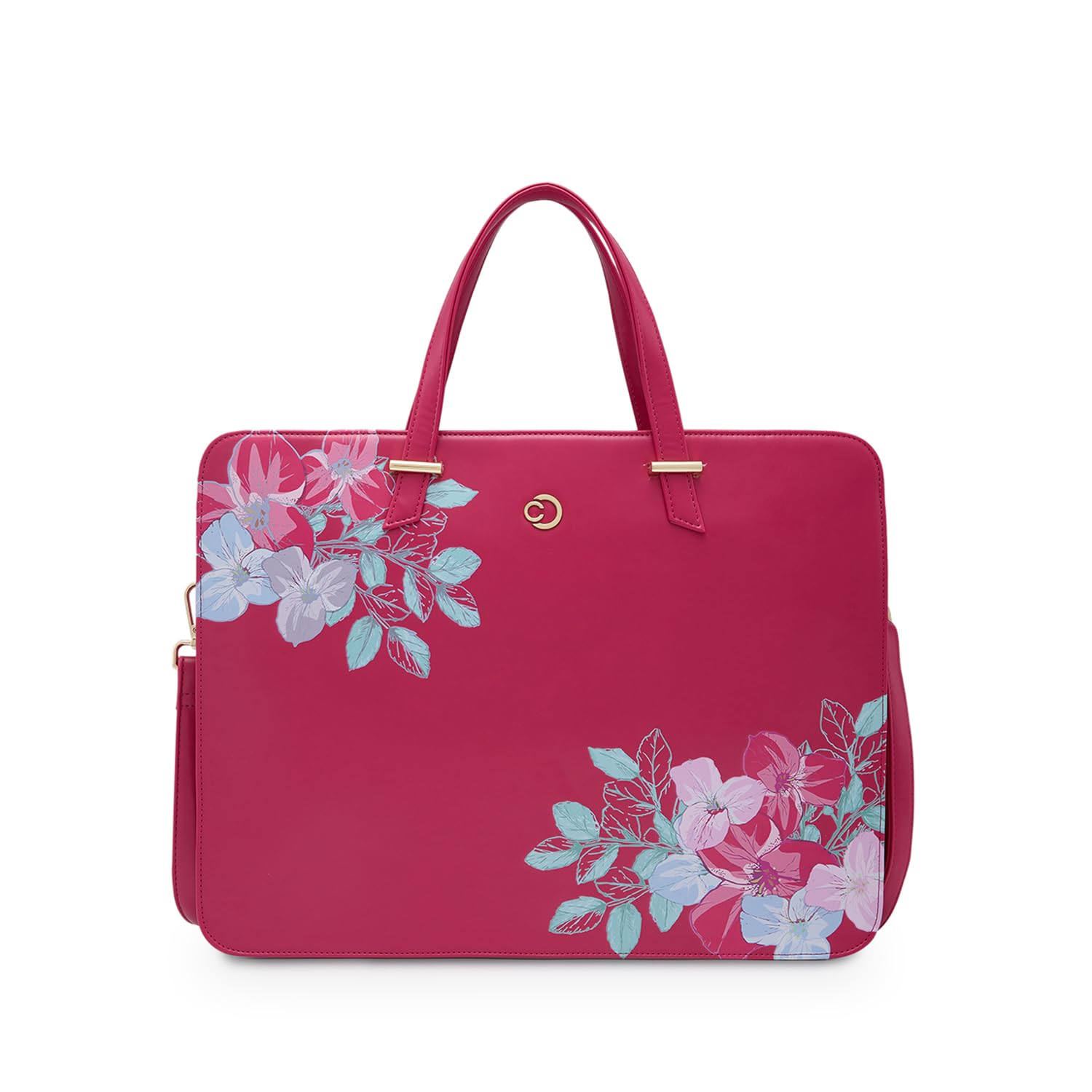 Caprese Shanaya Laptop Bag, Burgundy-Large | 15’’ Laptop Compartment with Detachable Sling Strap, Spacious Interiors & Top Zip Closure | Perfect for Office & Daily Use (B0DDCLP352) Amazon Price History, Amazon Price Tracker