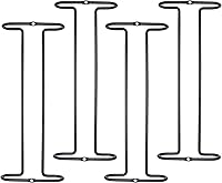Vista 8 de Estante para copas de vino de 10 pulgadas debajo del gabinete, estante para almacenamiento de copas colgantes, organizador de vasos con secado
