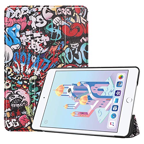 Ipad Mini 5 Funda FanTing para Apple iPad Mini 5 2019/iPad Mini 4 Funda, Slim Smart Cover Funda Protectora de PU Cuero,Función de Soporte...