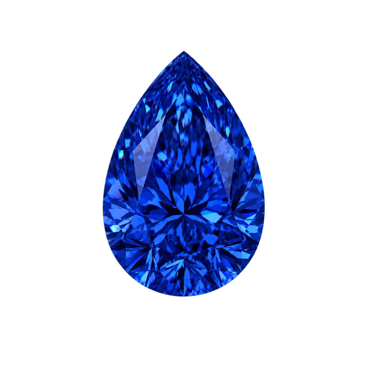Saphir Birnenschliff 0,6–7,0 Karat mit Zertifikat