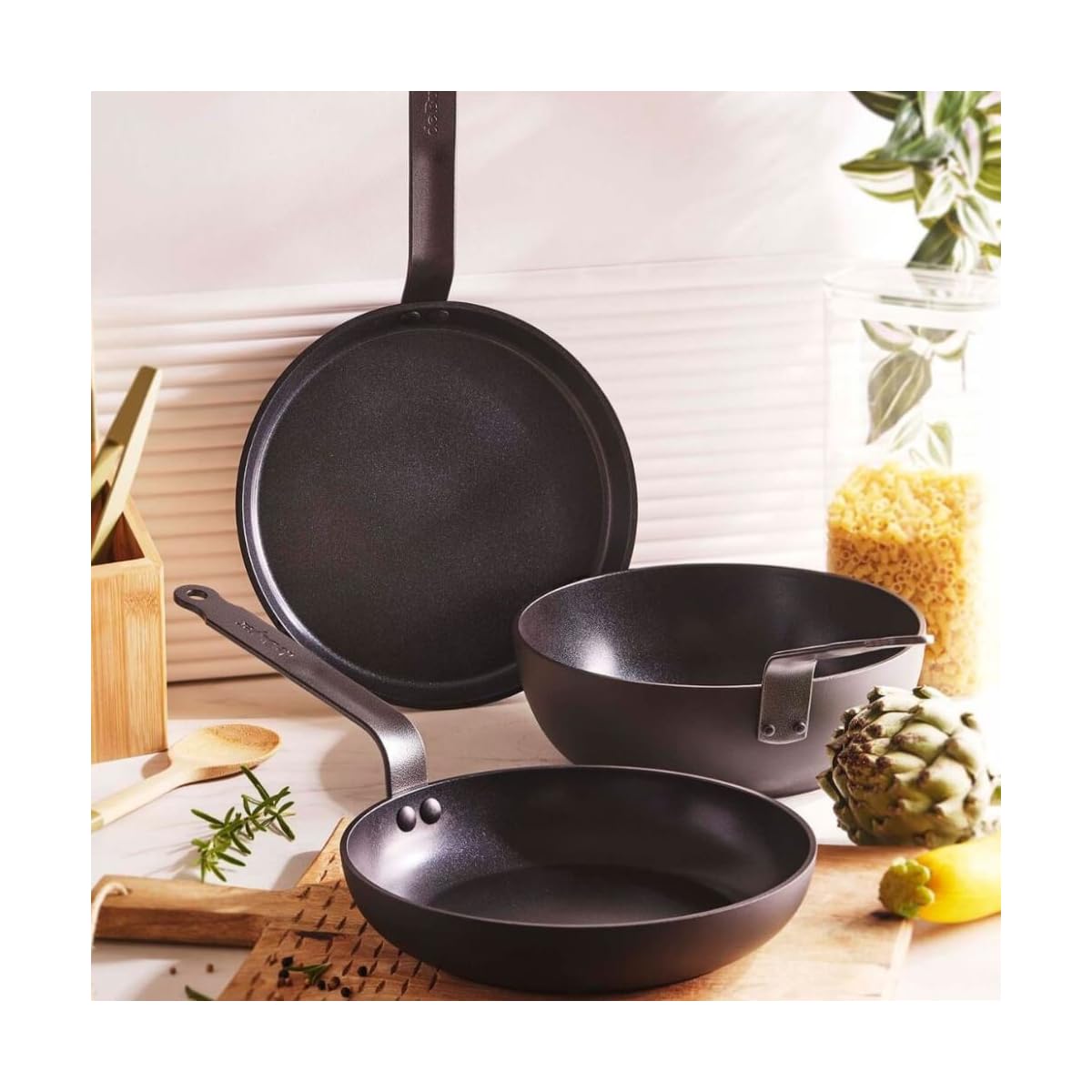 DE BUYER Sauteuse Bombée Céramique Anti Adhésive Ø 28 cm Ceranoa