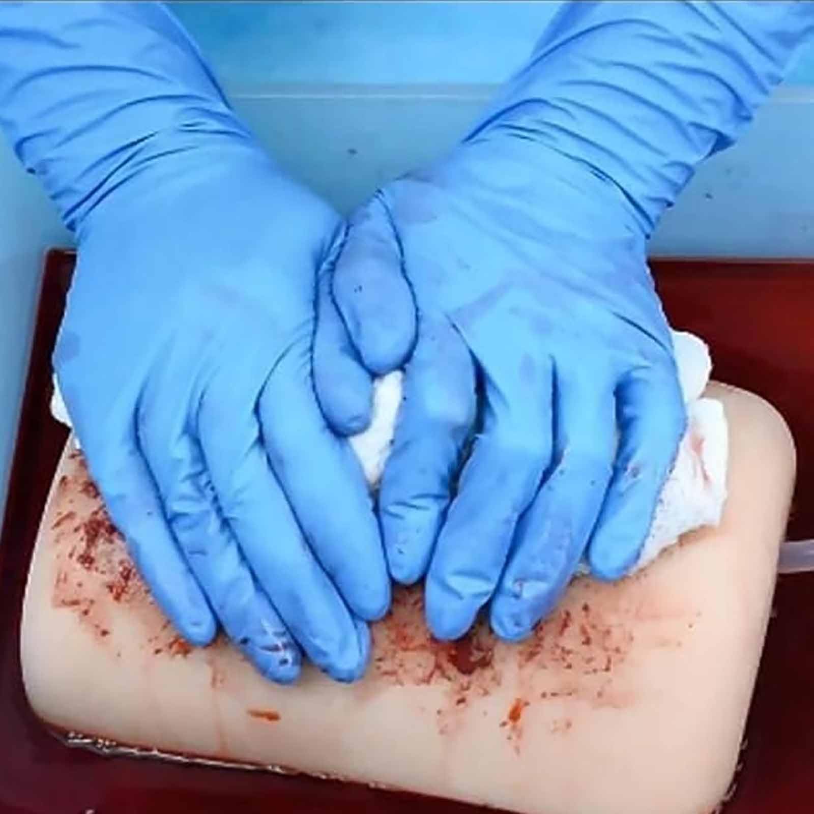Modelo De Entrenamiento para Detener El Sangrado, Kit De Entrenamiento para Empaquetar Heridas En El Muslo, Modelo De Simulador De Laceración, Practicar Técnicas De Vendaje Hemostático