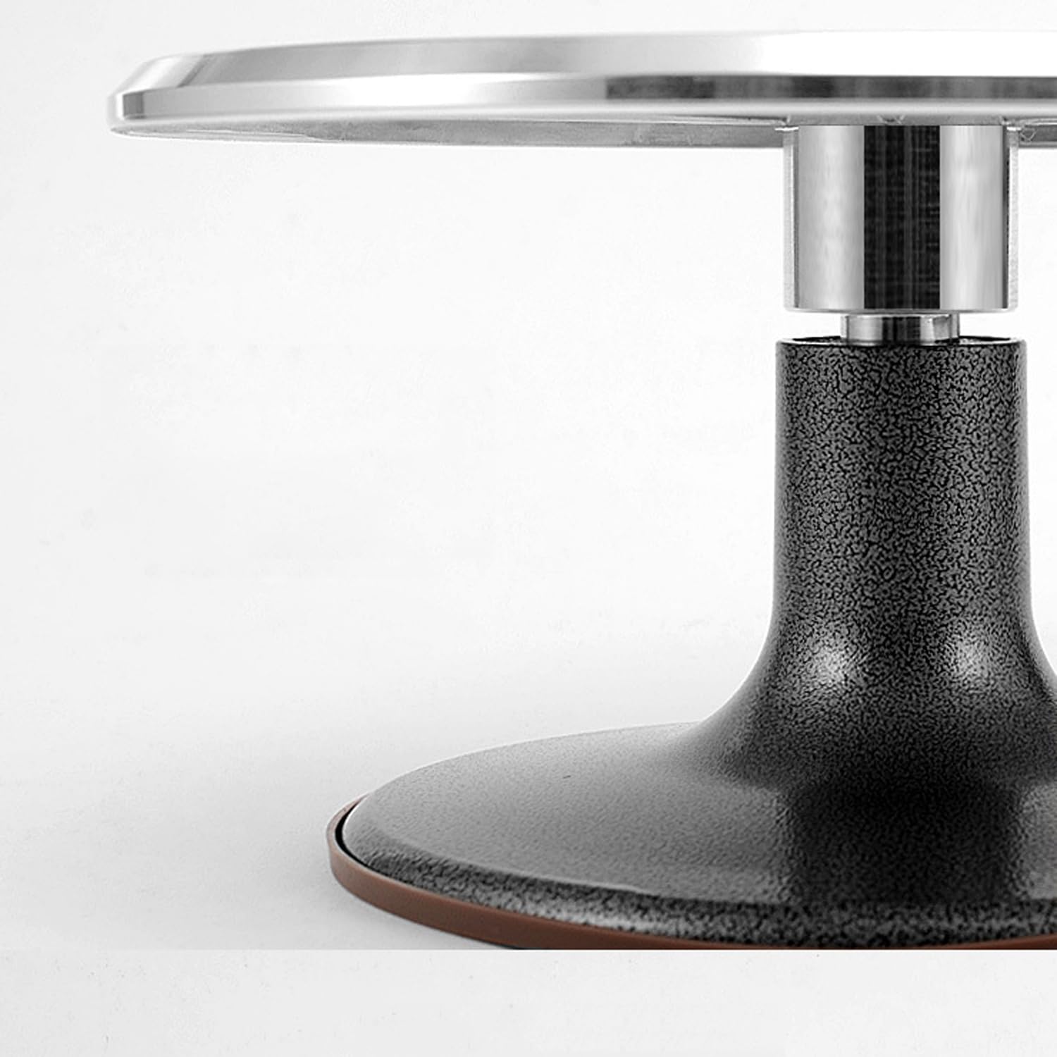 Soporte giratorio redondo de aleación de aluminio de 12 pulgadas para decoración de pasteles, pasteles y decoraciones de pasteles