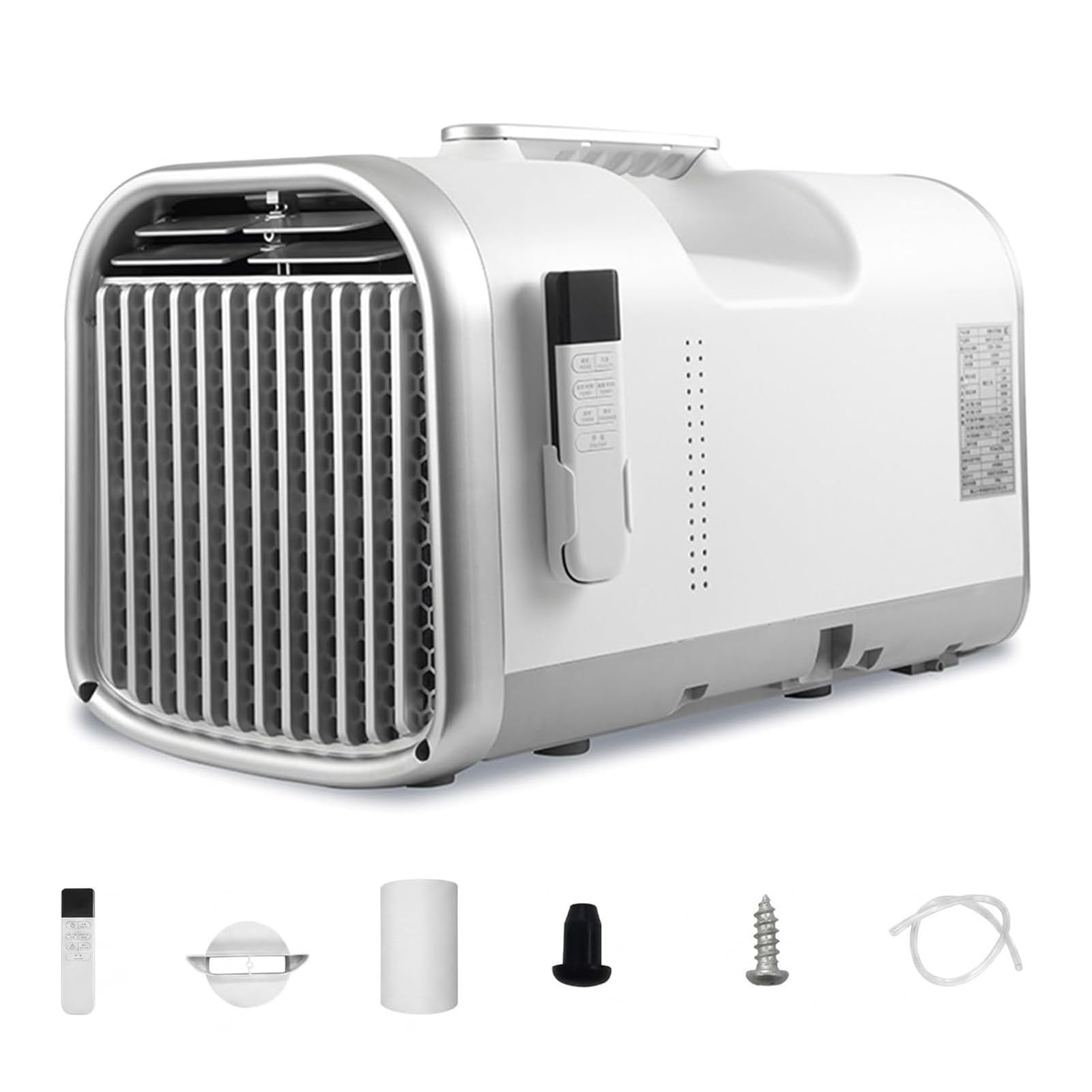 LURECAQING Portable Camping Air Conditioner, Tent AC for Camping, RV, Tents & Small Room,Low Power Consumption with 12H Timer, Remote Control 60°F-90°F, Auto-Evaporate 4400BTU