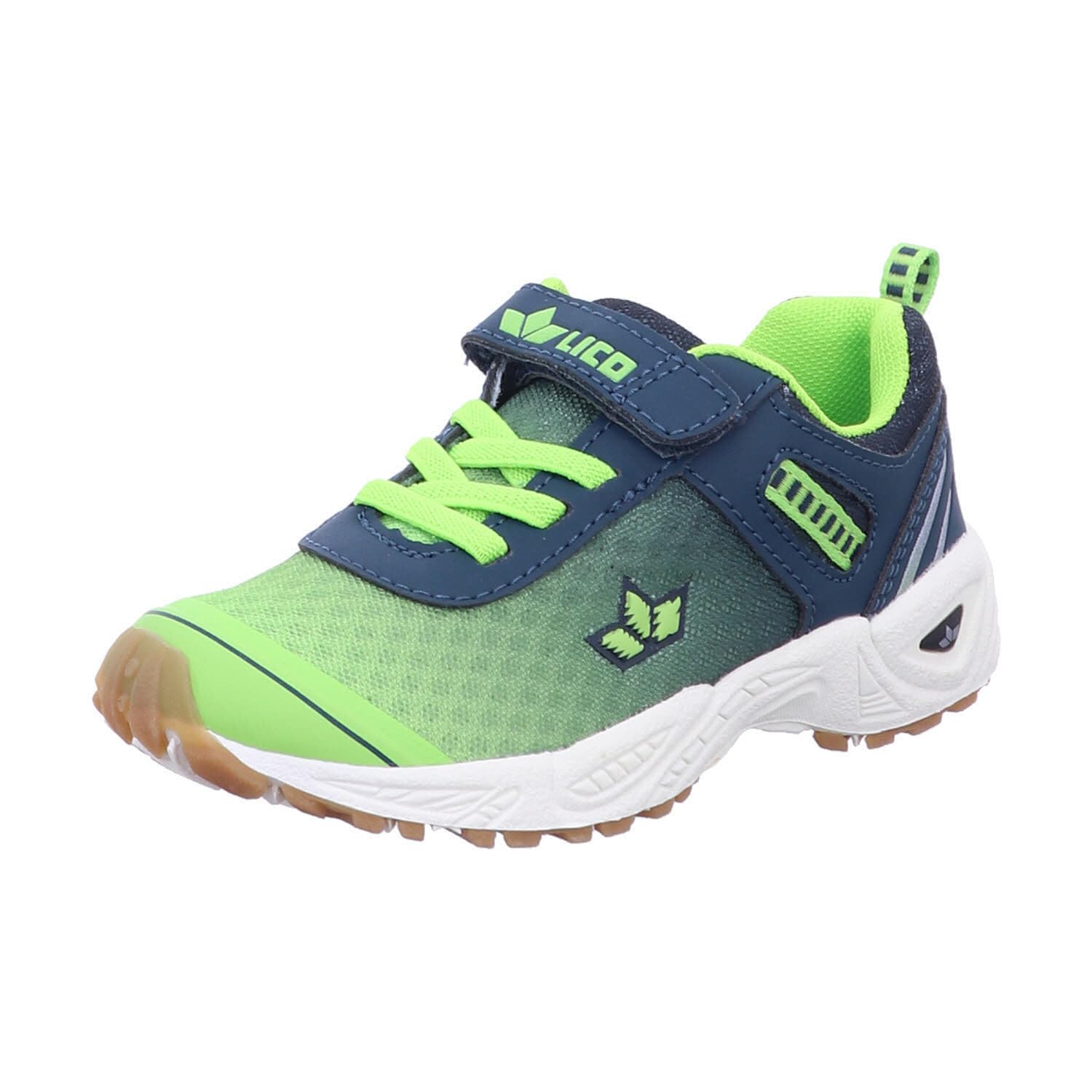 Lico Barney VS Indoor Sneakers, Lemon/Petrol, 13 UK Child