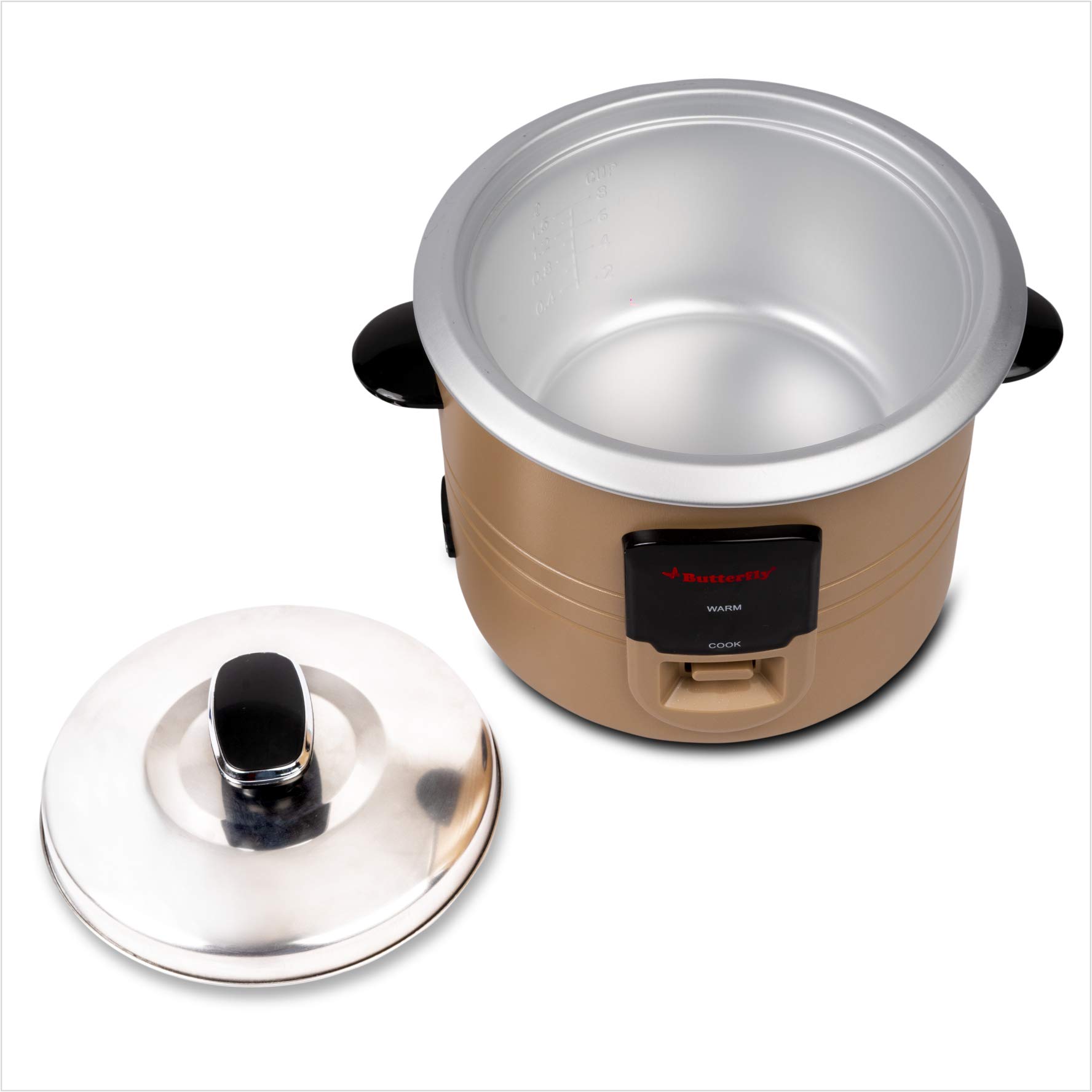 Butterfly 8906022176520 8l Electric Rice Cooker Gold