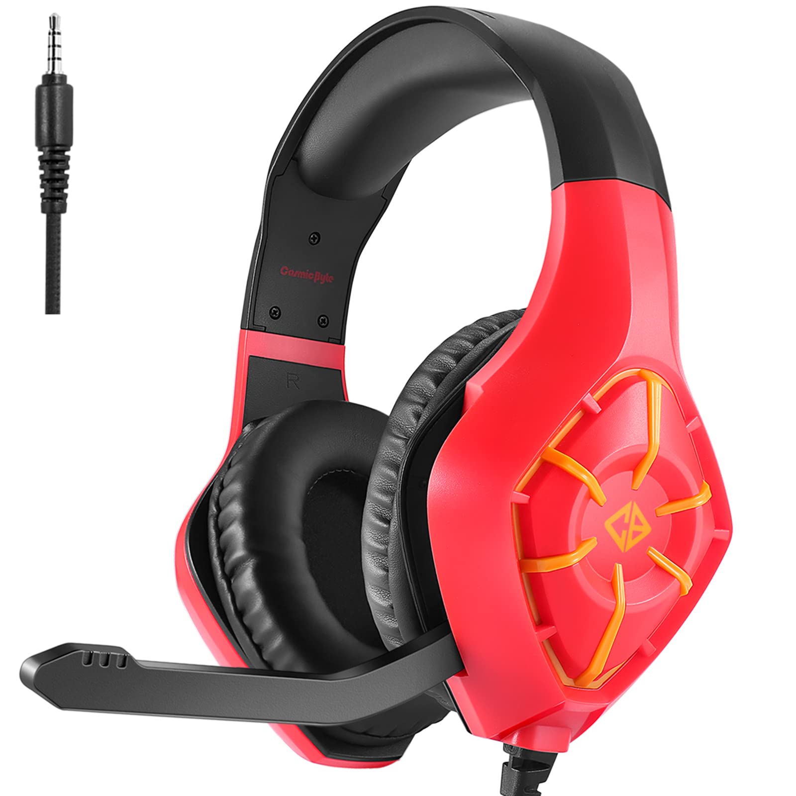 Cosmic Byte GS411 Starlight Headset with Flexible Mic for PS4, PS5 Xbox, Laptop, PC, Mobiles (Jazzy Red) (B09JBR9WB7) Amazon Price History, Amazon Price Tracker