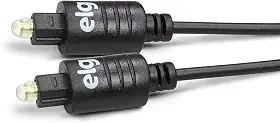 Cabo Óptico para Áudio, ELG, T5018HD, Preto