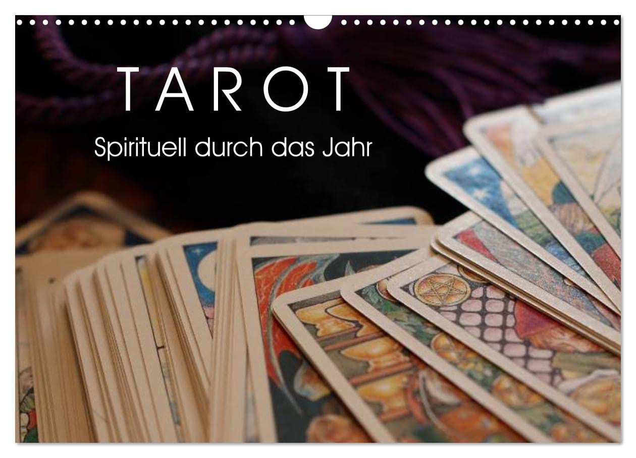 Tarot. Spirituell durch das Jahr (Wandkalender 2026 DIN A3 quer), CALVENDO Monatskalender: Mit dem Tarot glücklich durch das Jahr!