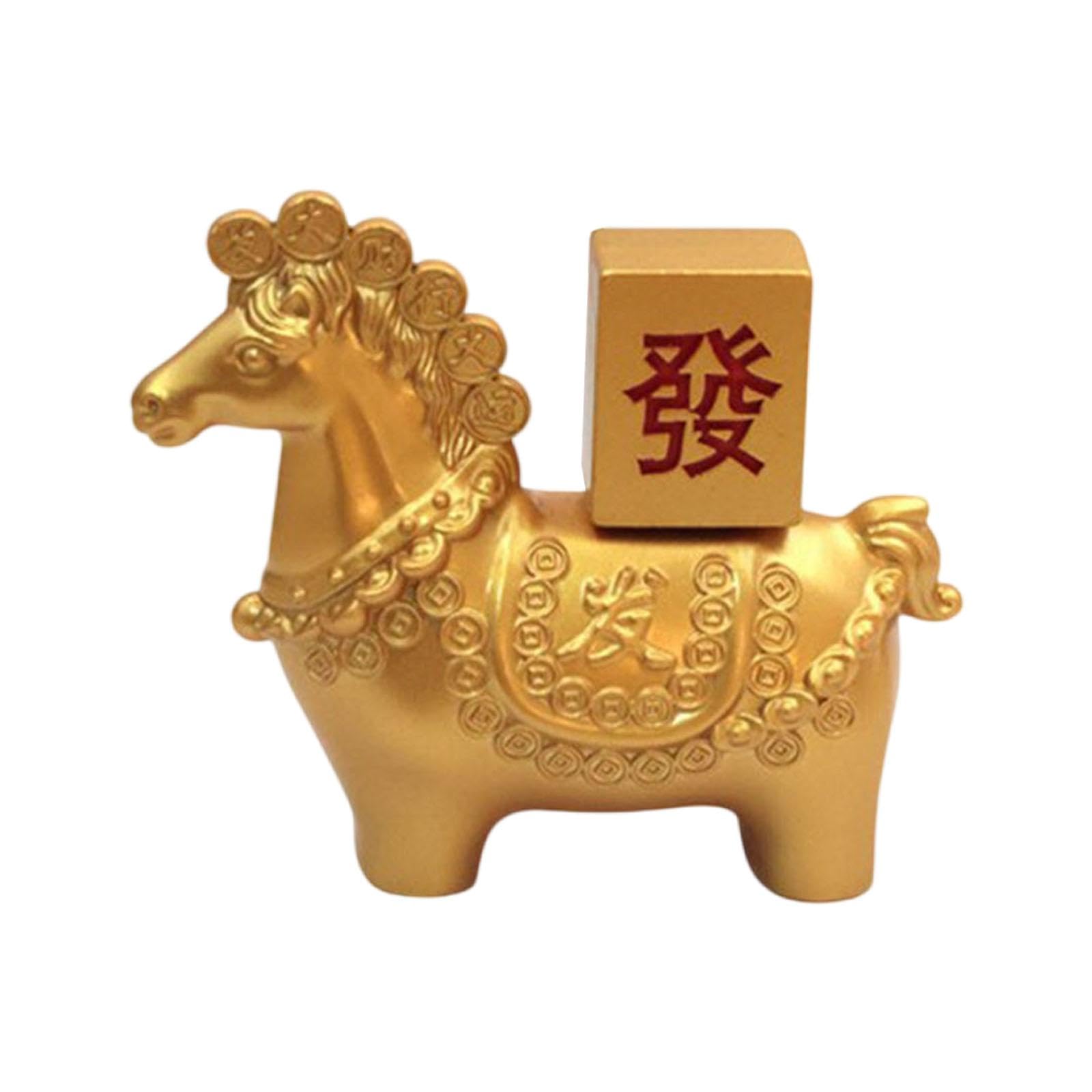 STATUE DE CHEVAL Du Nouvel An Chinois 2026 Jouet À Bascule En Bois EUR 18,78 - FR