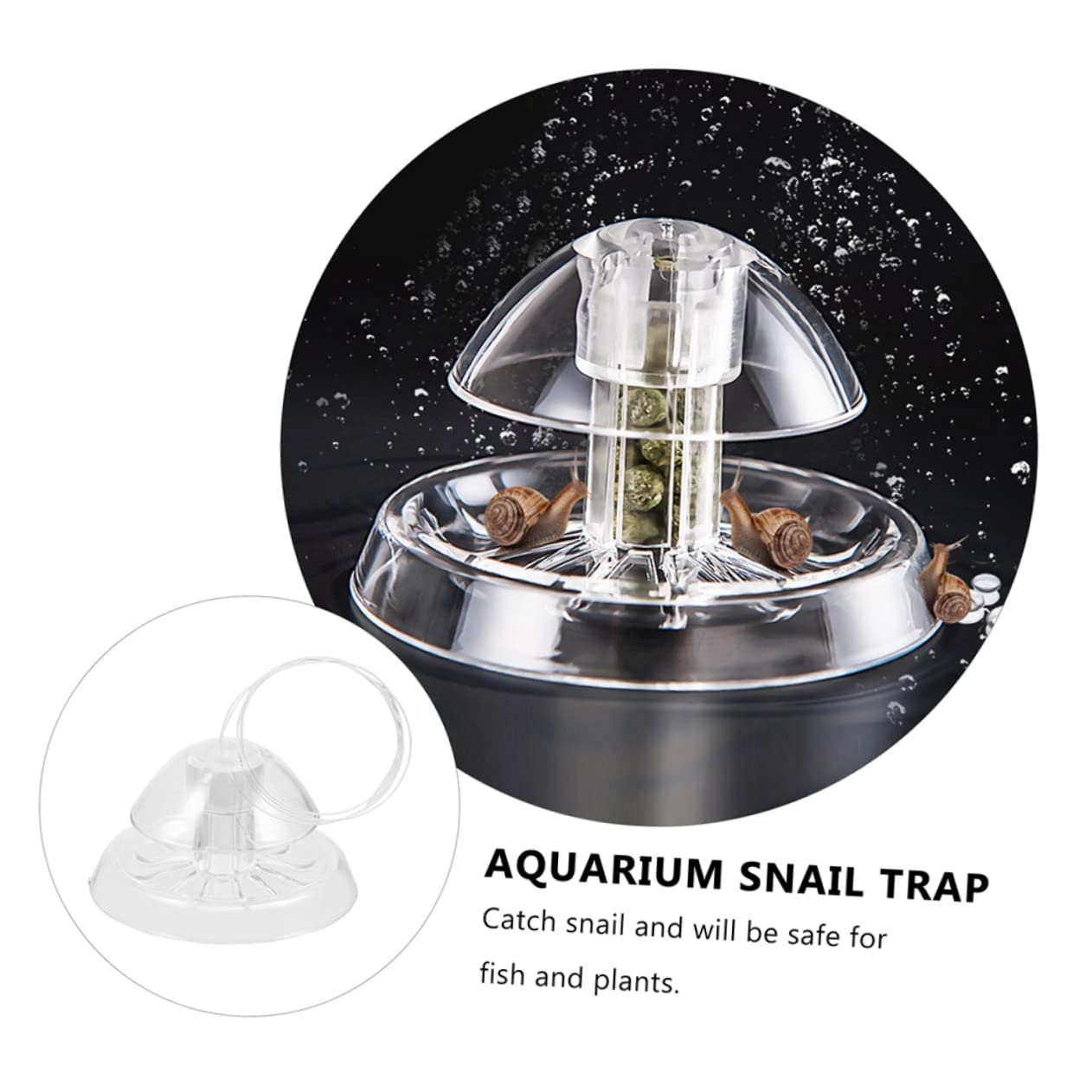 Supvox 5 Sätze Schneckenfalle Aquariumdekoration Fangen Filter Höhle Netz Schneckenfänger Für Aquarium Transparenter Schneckenfänger Kleiner Schneckenfänger Fischfalle Plastik 2 Stück * 5