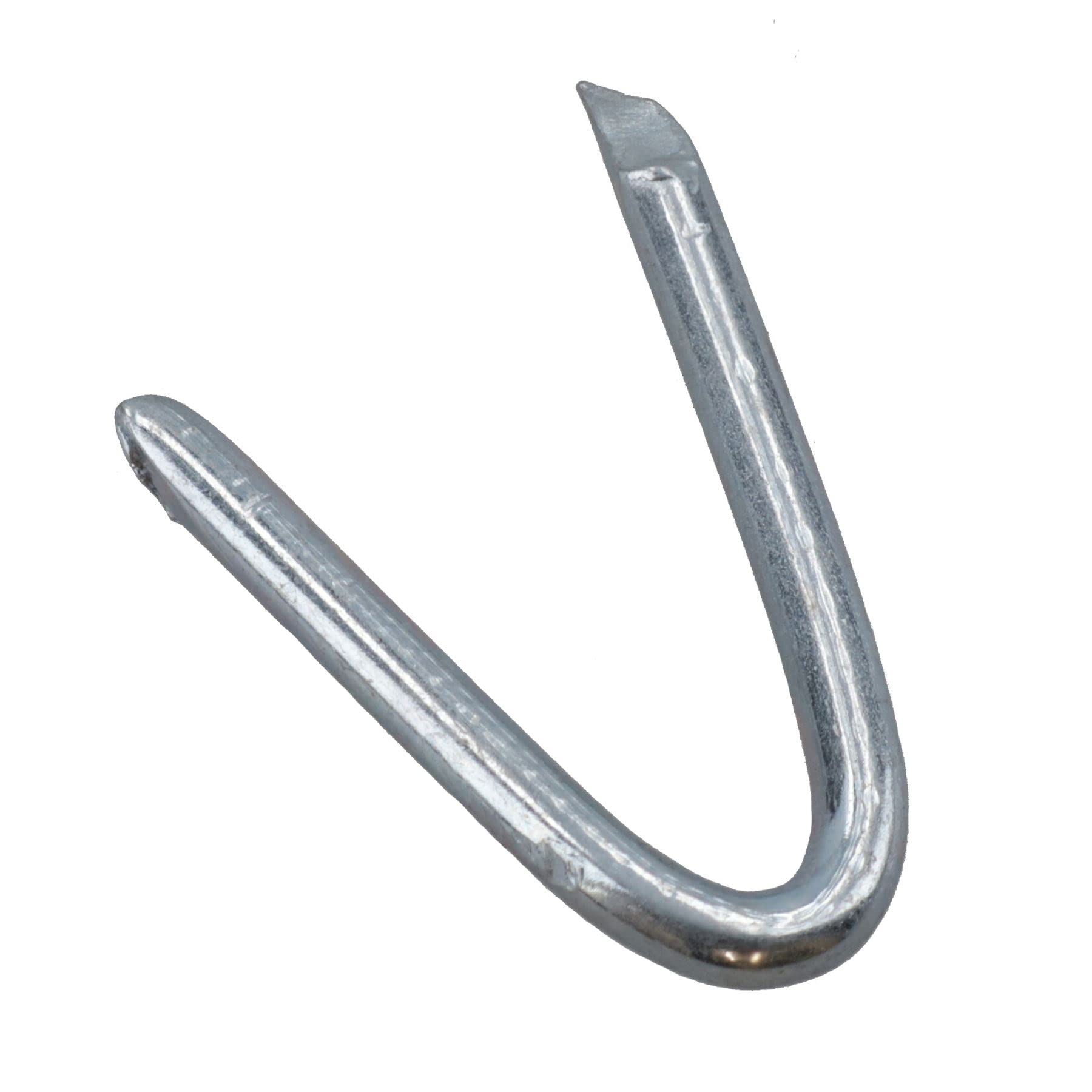 25mm Galvanised U Nails Heavy Duty Staples for Wires Fencing Mesh Netting 80pc