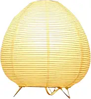 Luminária Japonesa de Papel de Arroz, Elegante, Portátil, Pequena, para Cabeceira Ou Quarto.