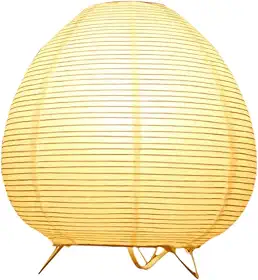 Luminária Japonesa de Papel de Arroz, Elegante, Portátil, Pequena, para Cabeceira Ou Quarto.