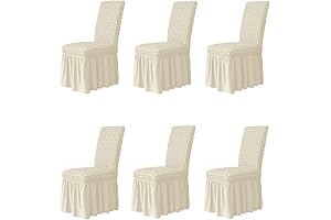 Dining Chair Covers with Skirt - Spruce Up Your Dining Space!