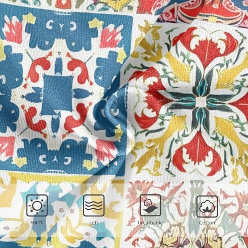 Cotton Girls Underwear Toddler Vintage Colorful Floral Geometric Girl Panties Cute Fancy Kids Undies Briefs 2t3