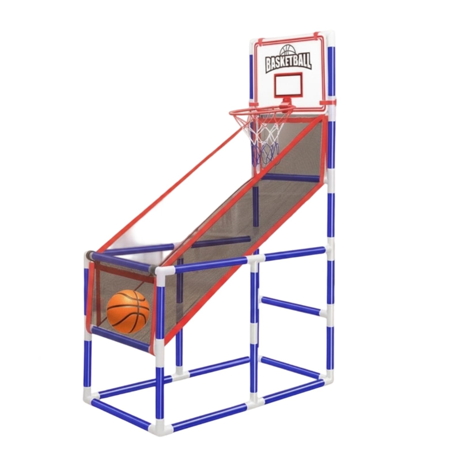 harayaa da Lancio con Tabellone | Compatto, Set Basket con Palline e Pompa, per Casa, Famiglie, Bambini
