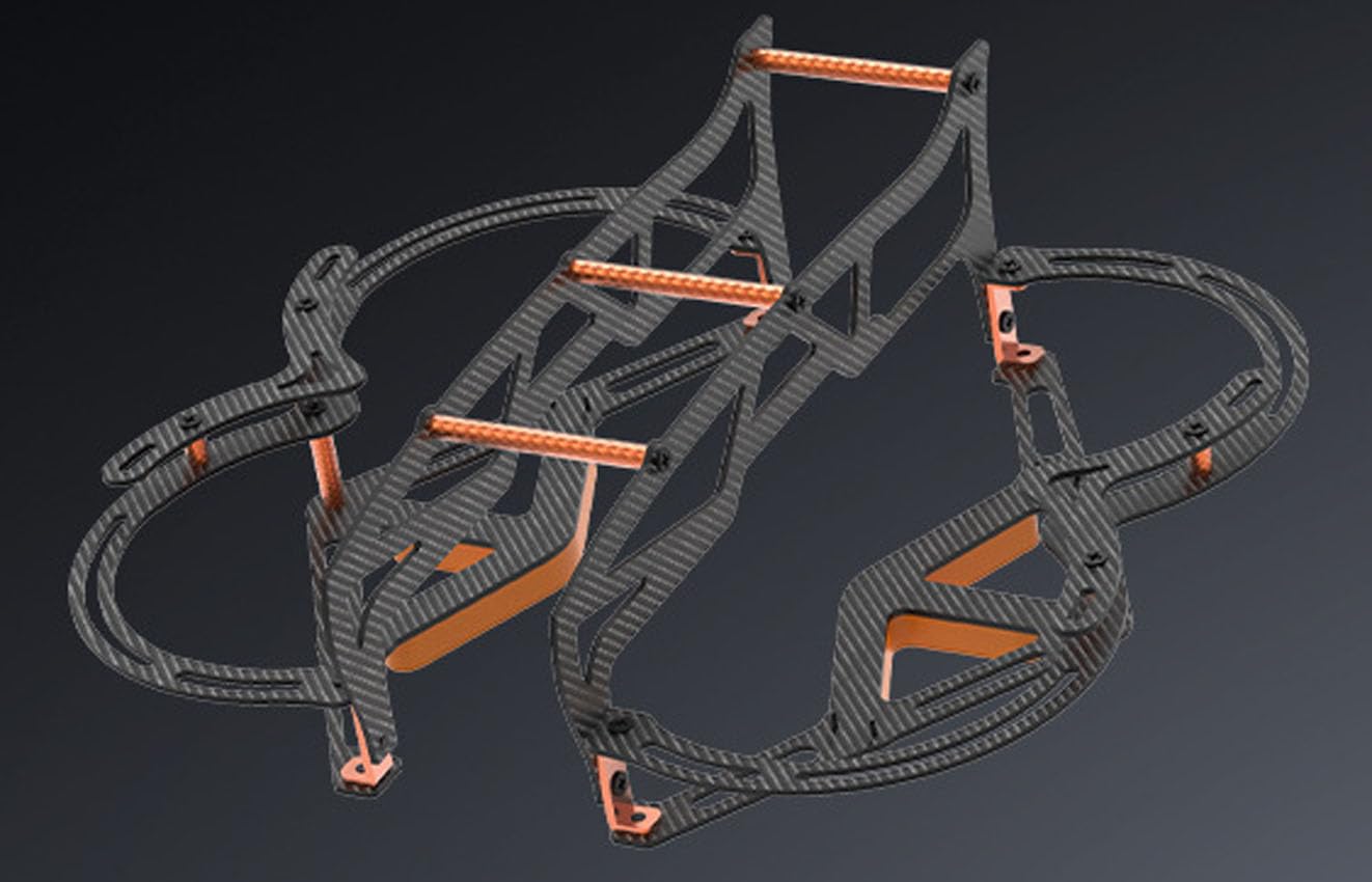 AVATA 2 Carbon Fiber Chassis Armor dla DJI Avata 2 Akcesoria | Antykolizyjna, pełna ochrona, osłona ramki, odporne na uderzenia części osłonowe