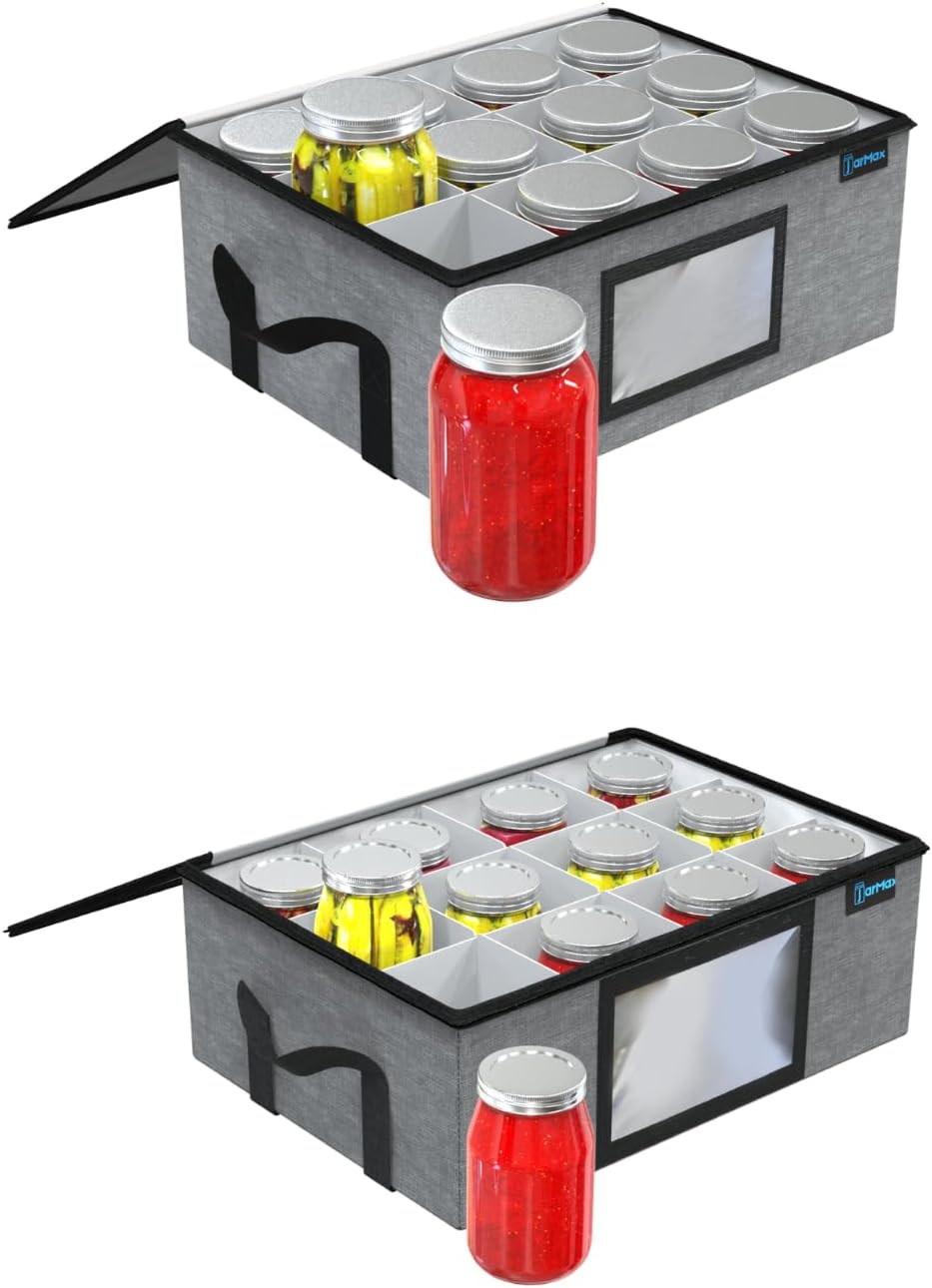 JarMax Quart & Pint Canning JarsSturdy