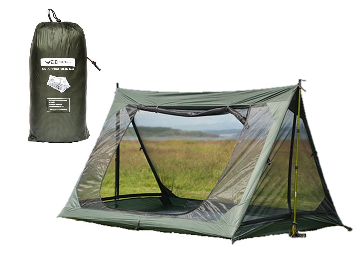 Amazon | DD SuperLight - A-Frame - Mesh Tent 超軽量 簡単に 