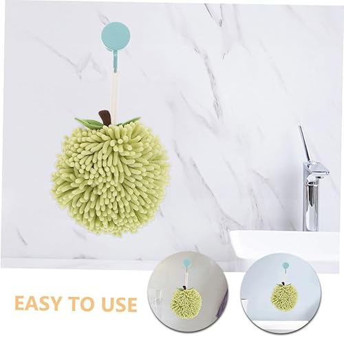 Miniatura 9 de 2pcs Chenille Hand Towels Fuzzy Super Absorbent and Quick Drying for Bathroom and Kitchen Cute Hanging Design for Easy Storage and Versatile Use