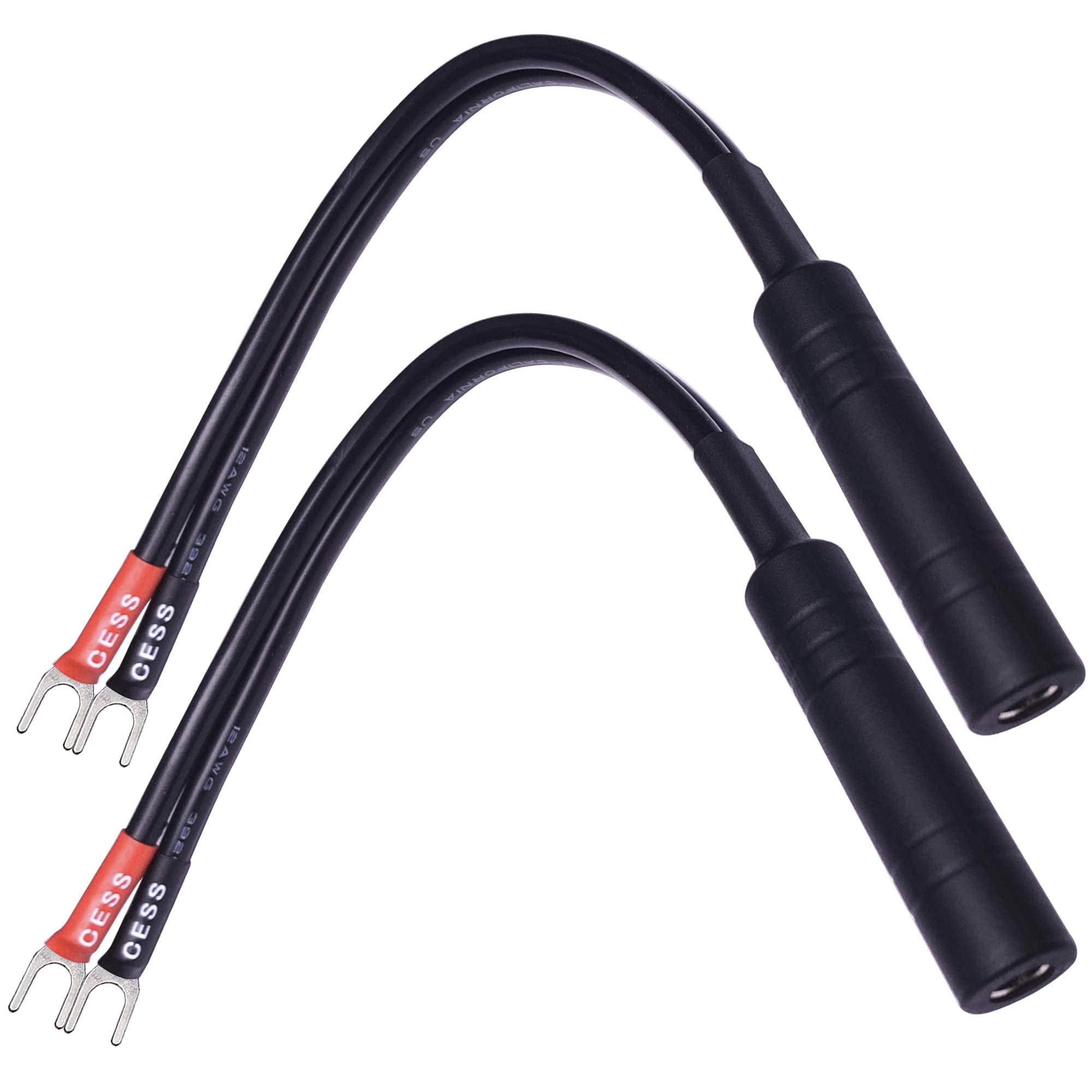 CNCESS CESS-002S Adaptador de cable de altavoz TS de 6,35 mm (pequeña pica)