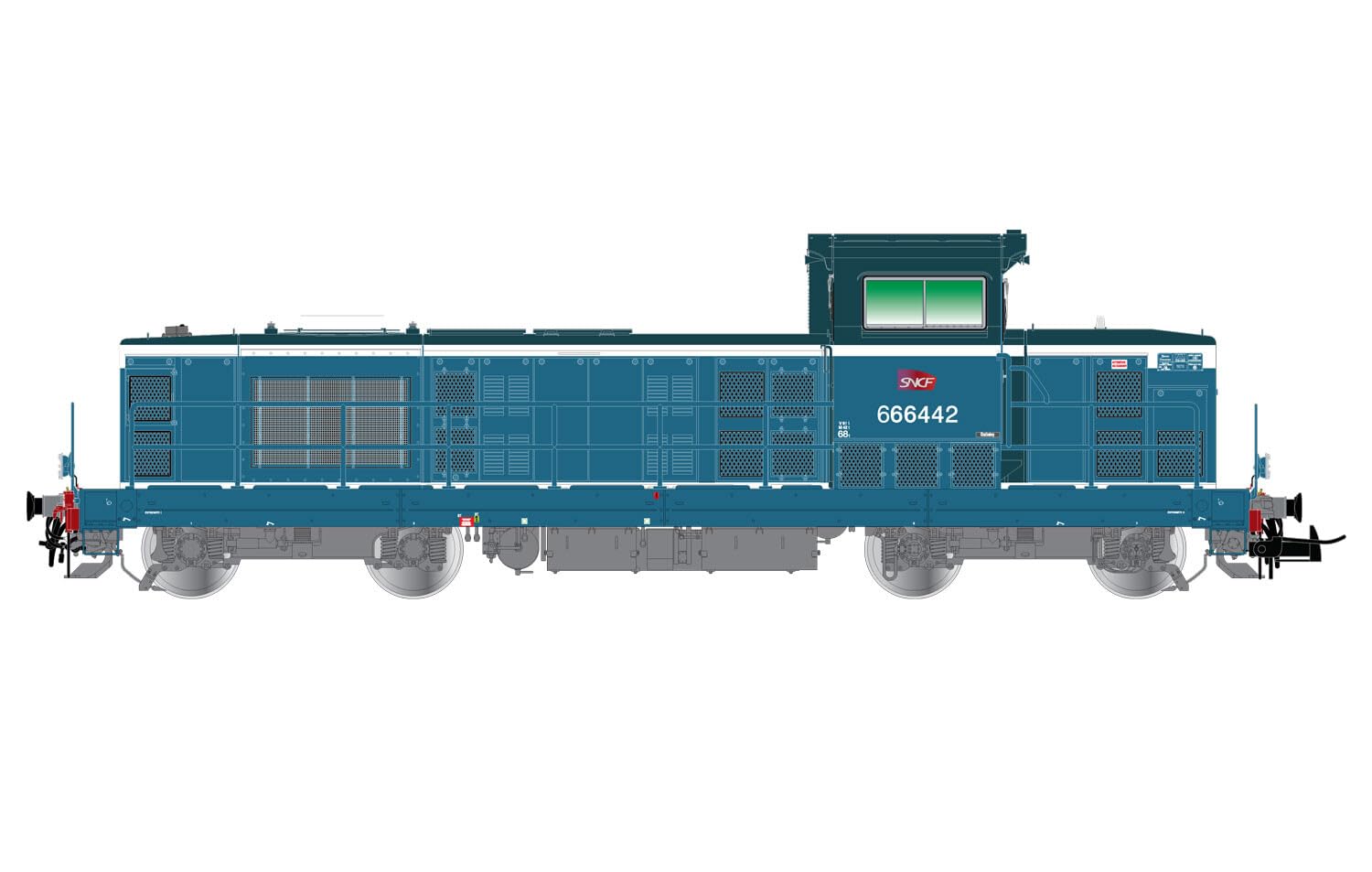 Locomotive Diesel Jouef HJ2439S Vossloh DE 18 BB 79000 - Époque VI - Échelle HO - Neuve