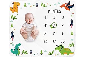 Baby Boy Monthly Milestone Blanket - Capturing Precious Moments in Style