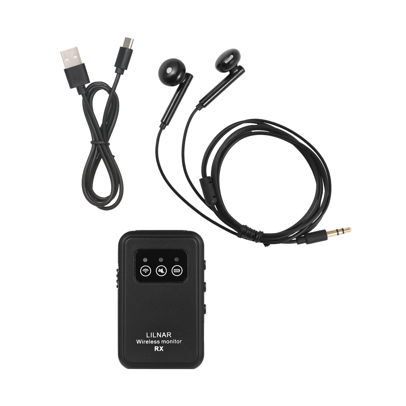 Monitor intrauditivo inalámbrico con receptor de sonido estable largo alcance 7