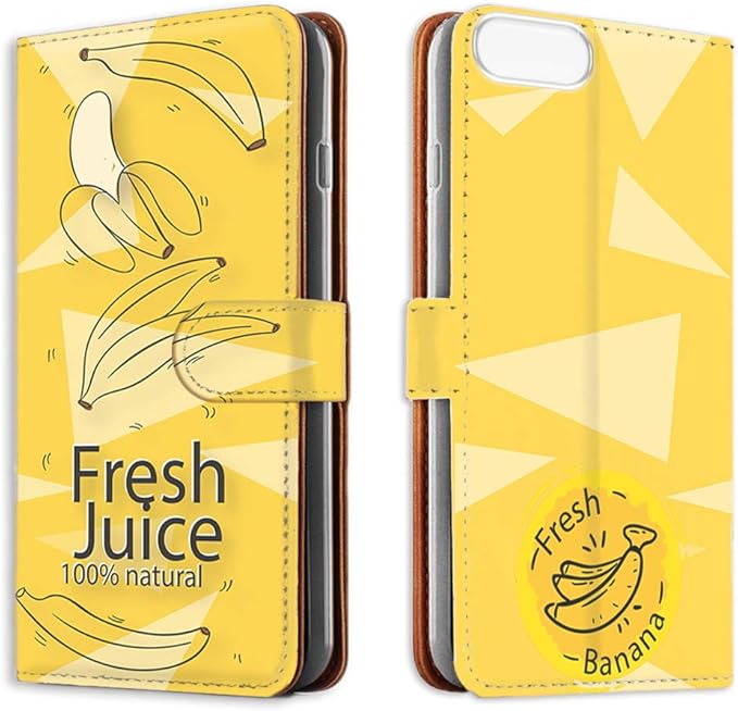 Amazon Co Jp Pu Notebook Type Card Type Smartphone Case Iphone 6s Plus Iphone 6 Plus Juice Pack Banana Package Faux Design Iphone 6 Splus Case Docomo Au Softbank Card Storage Shockproof Stand Juice