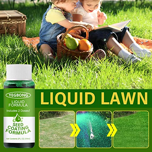 Kcrpm Greenrevive Hydroseeding Lawn Solution, Cowboy Green Grass Seed Spray, Liquid Green Grass Lawn Spray, Hippie Green Grass Spray, Green Dye For Lawn, Simple Lawn Solutions (1 Pack) #TOP5