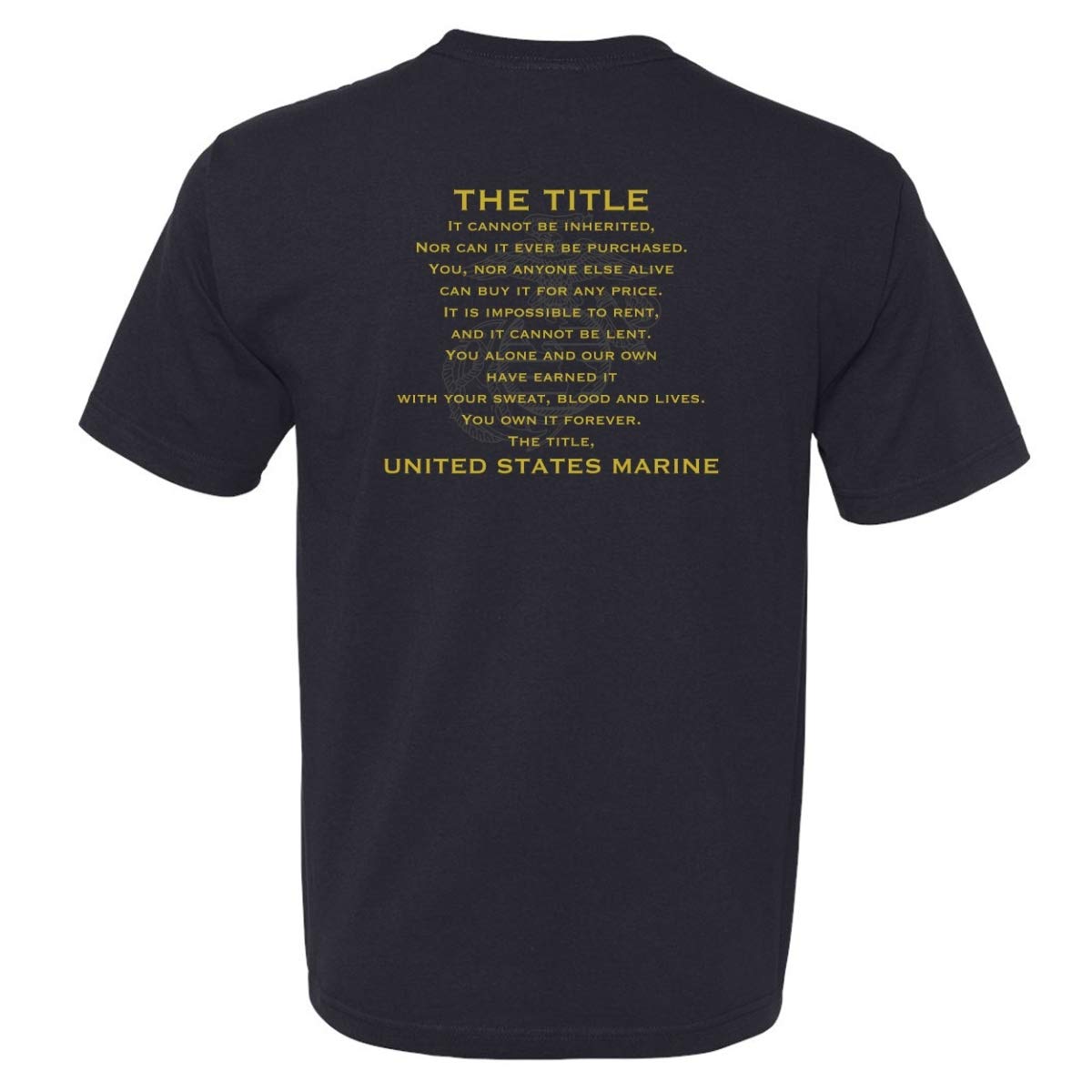 Marines The Title T-Shirt