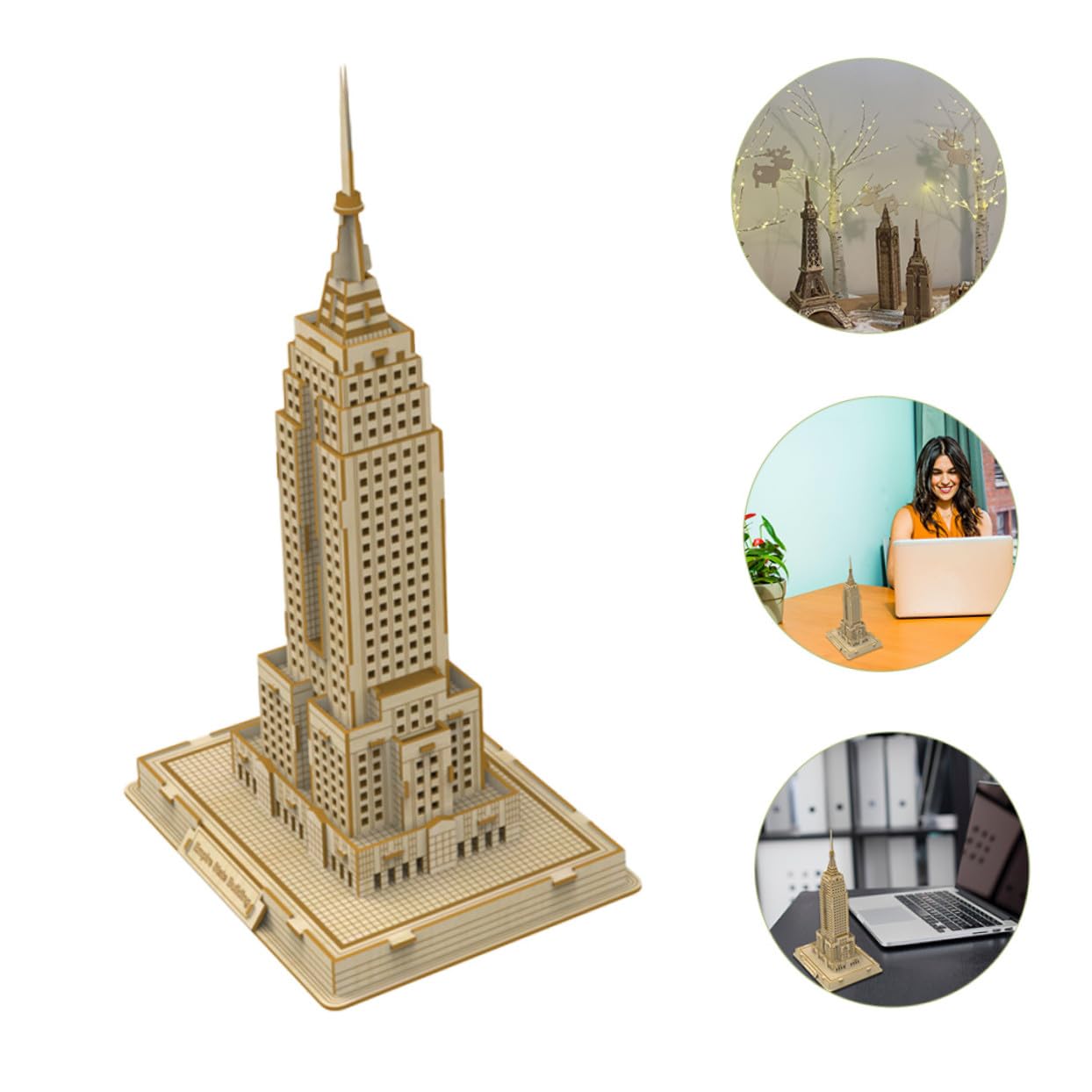 ORFOFE Puzzle Bois pour Garçon Fille Modèle Maquette State Éducatif Stem Créatif Cadeau Anniversaire Garçon Fille Ans