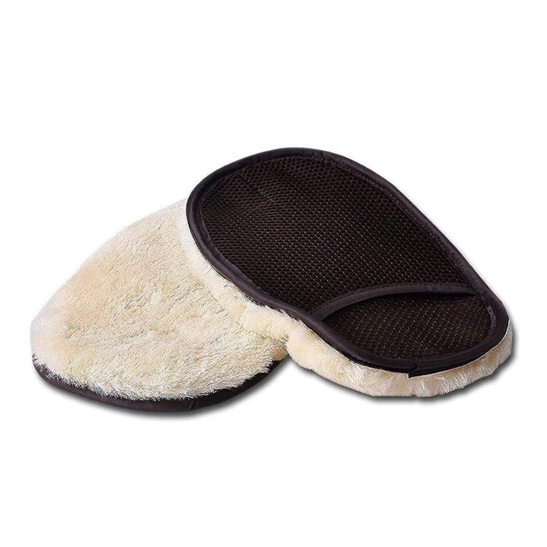 Luxury Sheepskin Wool Car Wash Glove for Bikes & Cars | Ultra-Soft Lambswool Washing Mitt for Gentle Vehicle Cleaning | Anti-Scratch Car Detailing Tool for Foam & Soap-image-22