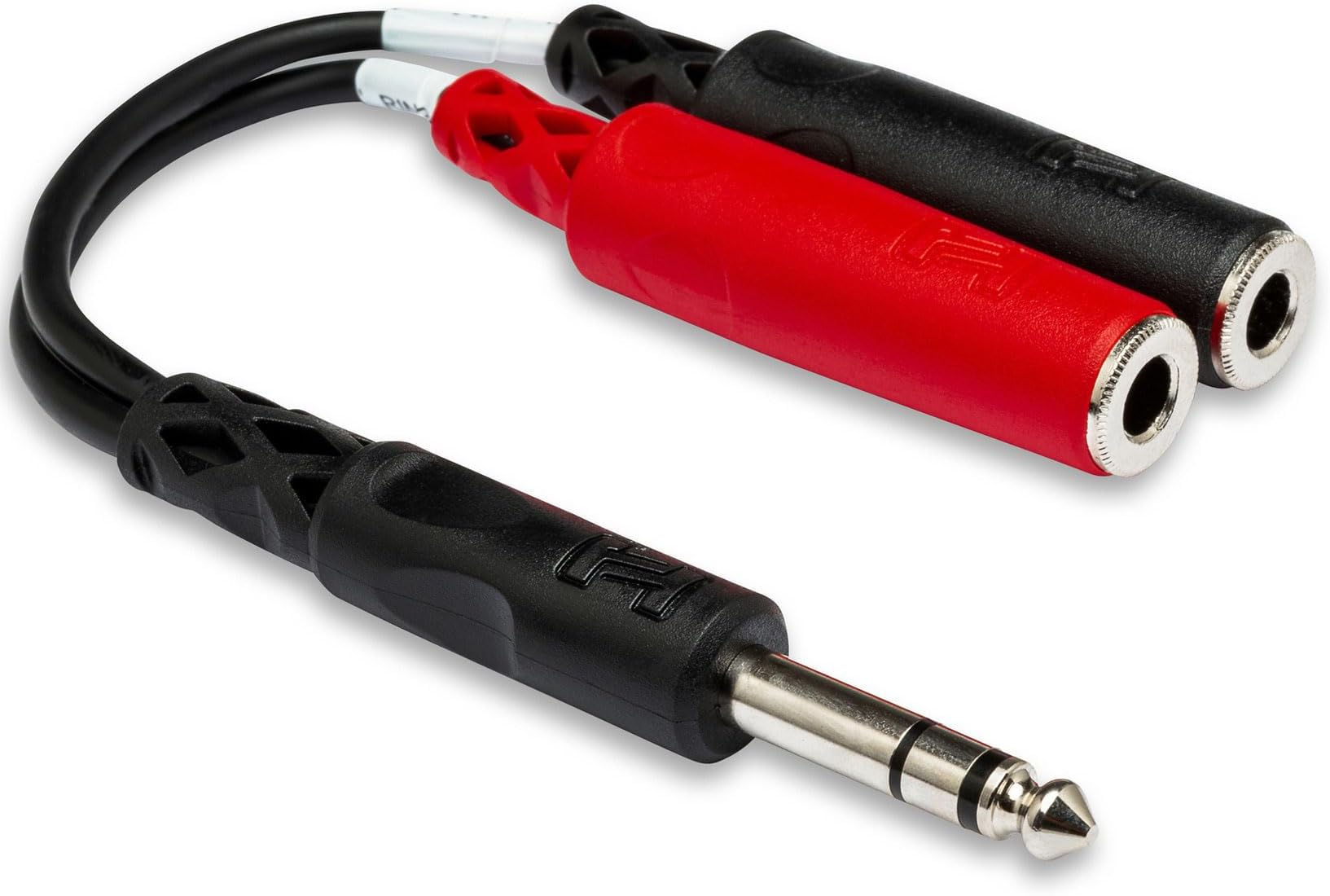 XMSJSIY Cable divisor en Y de audio de señal de guitarra TS de 6.35 mm
