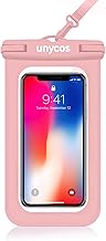 unycos - wasserdichte Handyhülle mit Aufhängeseil, Universeller IPX8-Schutz bis zu 6,9 Zoll, Kompatibel mit iPhone 14 Pro Max 13 Pro 12 11 Xiaomi 13 12 11 Galaxy S23 S22 S21 S20 (Rosa)