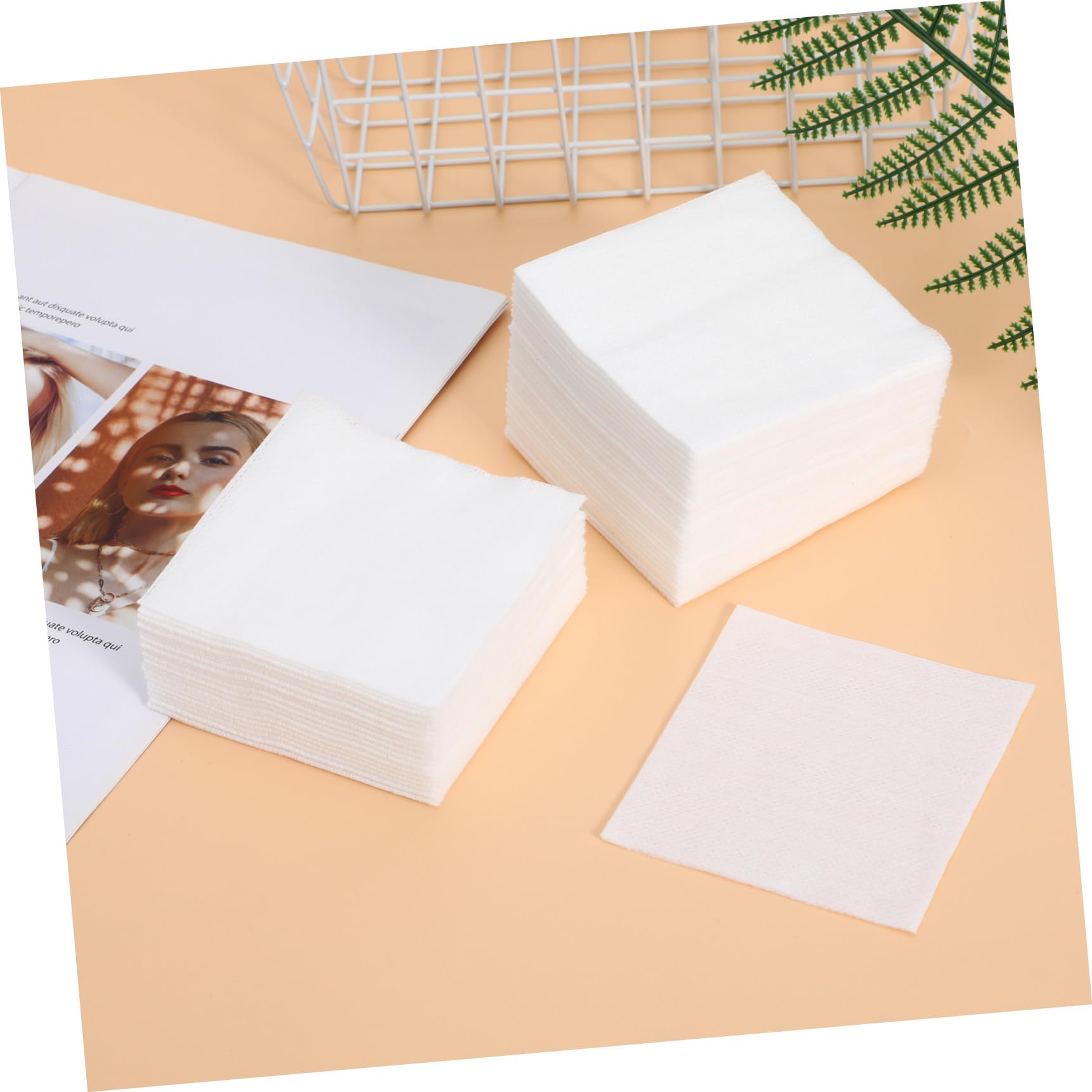LIFKOME Dischetti Struccanti 400 Pezzi per Rimozione Make-up e Pulizia Viso Non Tessuto Morbidi e Traspiranti per Uso Quotidiano Uso Quotidiano