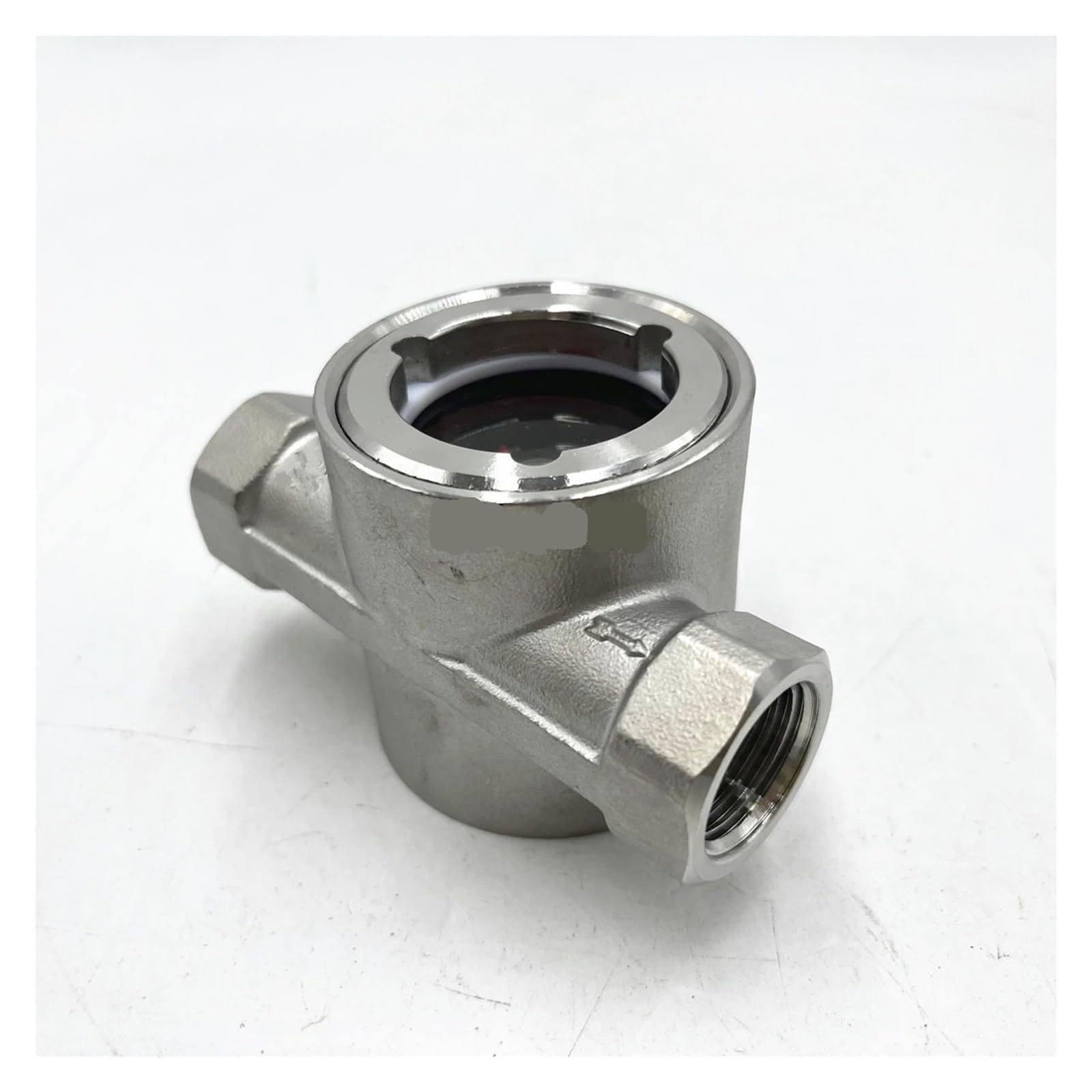 Indicador de flujo de agua de mirilla de acero inoxidable 304 con impulsor de PTFE - Tamaños de rosca NPT 1/4", 3/8", 1/2", 3/4", 1"(1In)