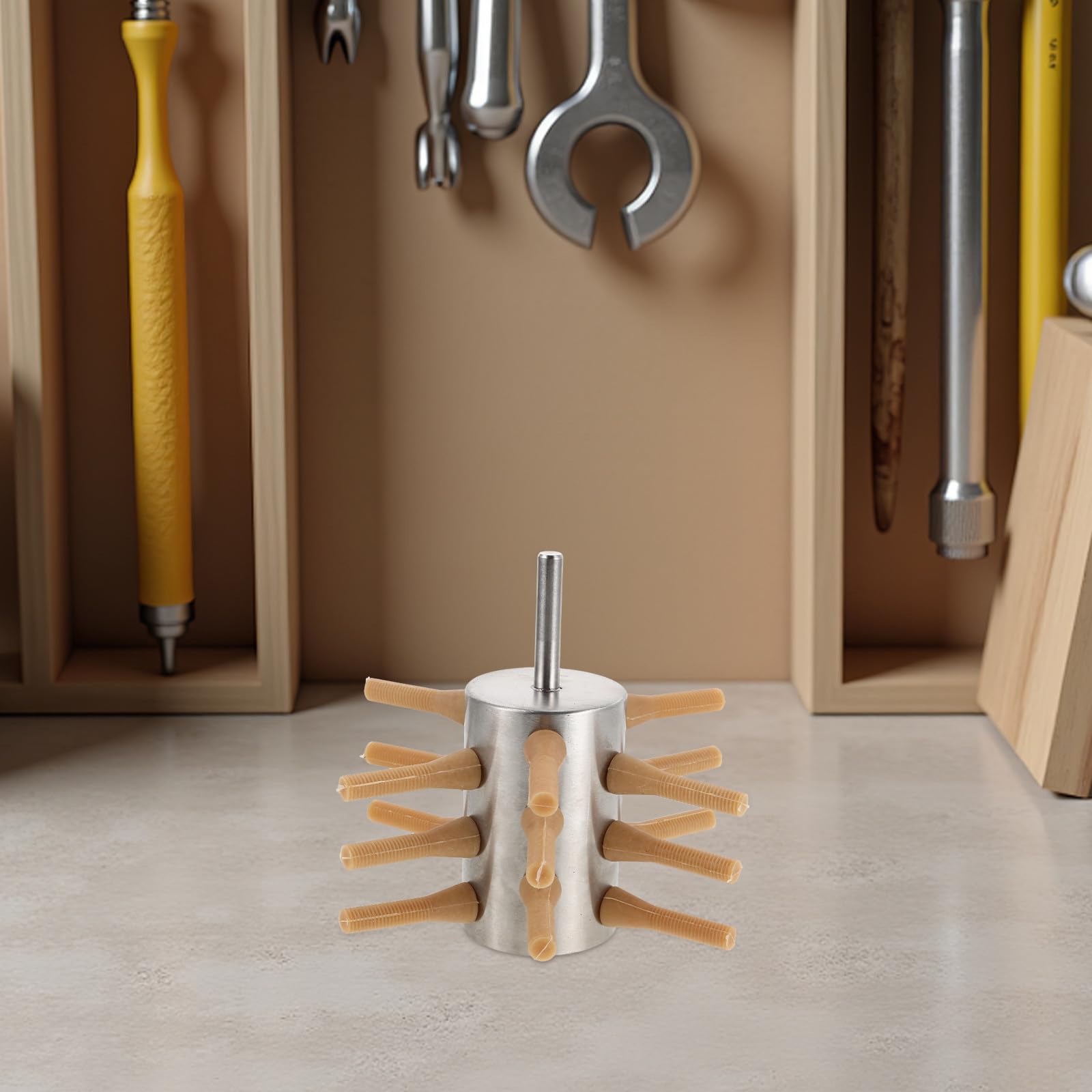 MERRYHAPY Geflügel Rupfmaschine elektrisch mit robusten Edelstahl und Gummiteilen, 18 Finger Design, ideal für Geflügelhaltung auf kleinen Höfen und landwirtschaftlichen Betrieben