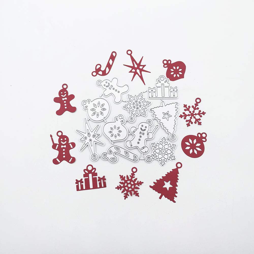 YunTrip Stansvormen voor het maken van kaarten, YunTrip kerstboom rand metaal snijden gestanst stencils voor doe-het-zelf scrapbooking fotoalbum papier decoratief ambacht