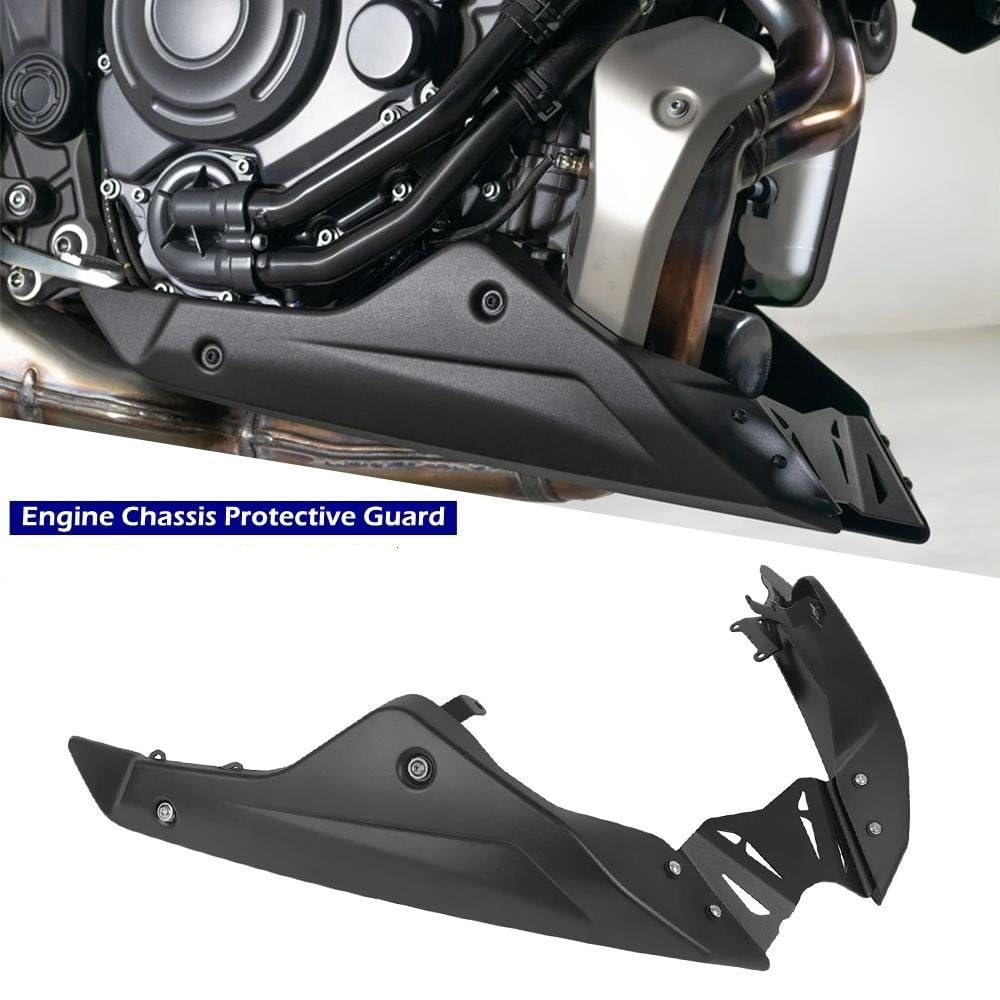 Sabot Moteur Inférieur Moto pour Tracer 7 GT MT07 MT-07 2020-2026 2025 2024(Noir Mat)