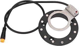 Sensor de Assistência de Bicicleta Elétrica de Alta Sensibilidade 12 ímãs Sensor de Corredor Duplo Direito Plugue à Prova D'água Cadência Velocidade Acessórios de Pedal