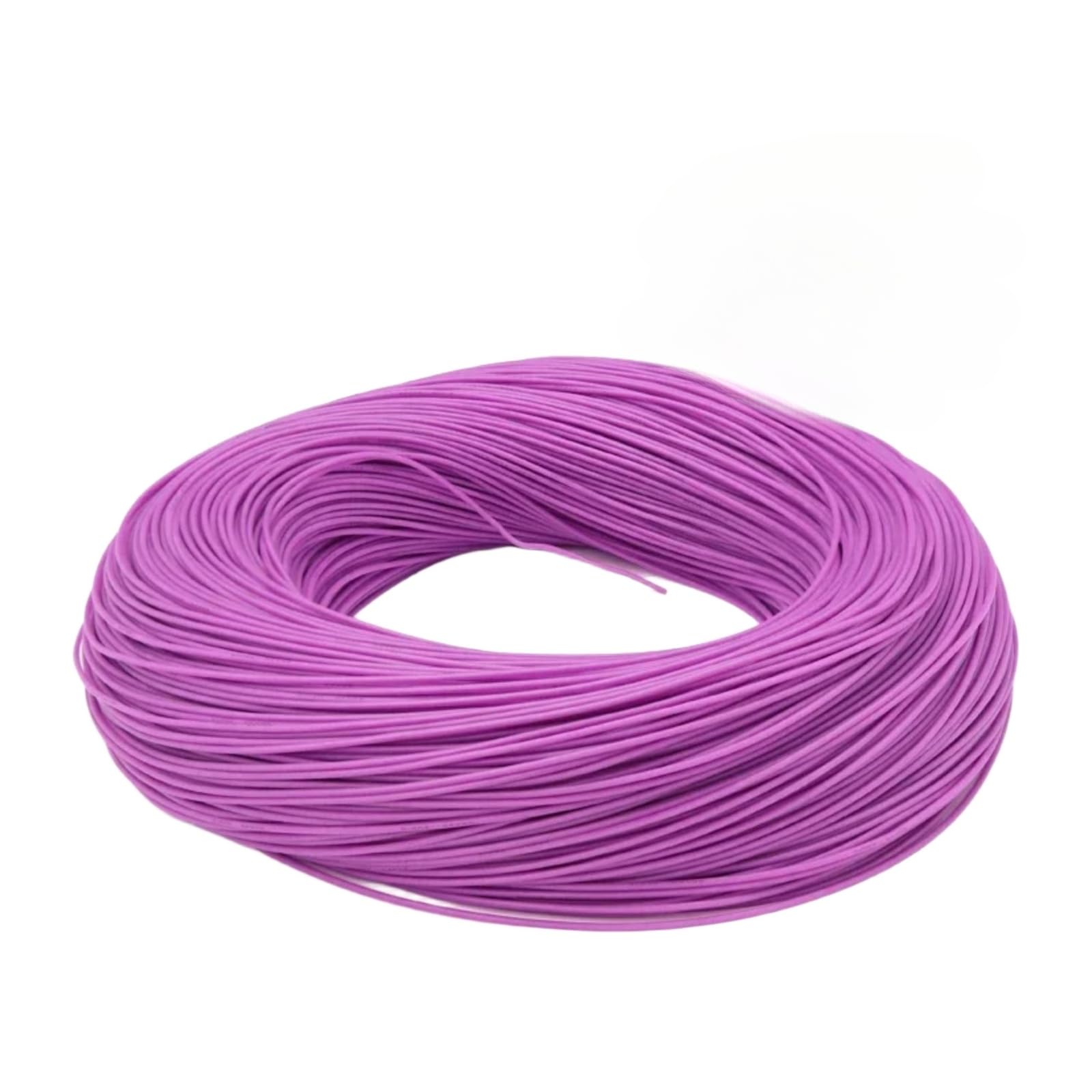 1/3/5/10/20/50M30 28 26 24 22 20AWG Il cavo(PURPLE; 20M; 30AWG)