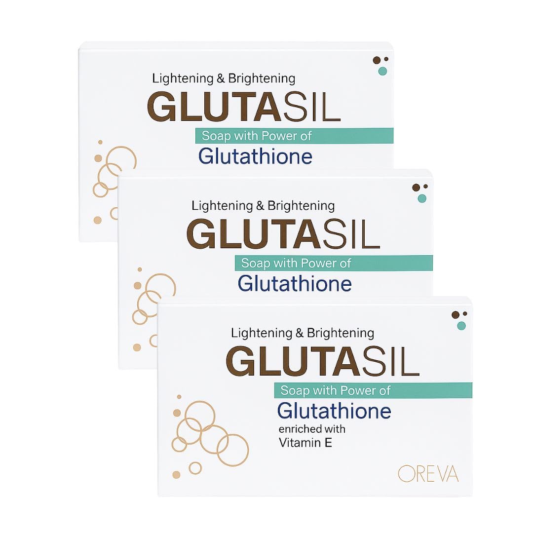 Rotex Oreva Dermacare Glutasil Soap – Glutathione & Vitamin E Brightening Bar Soap 75 g | Reduces Dark Spots & Pigmentation | Evens Skin Tone & Restores Radiance | For Men & Women (3)-image-29