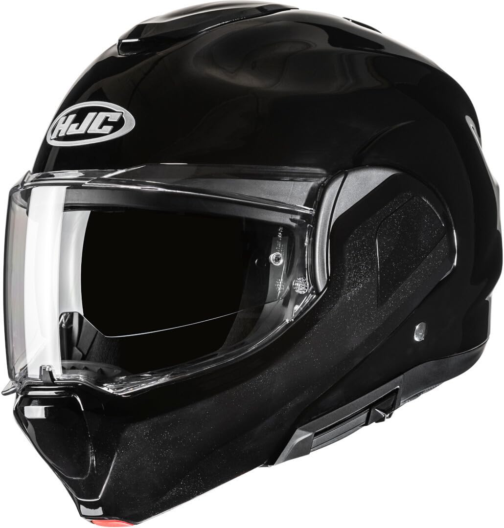 HJC, Casque Moto Modulable F100 UNI Metal Black, XL