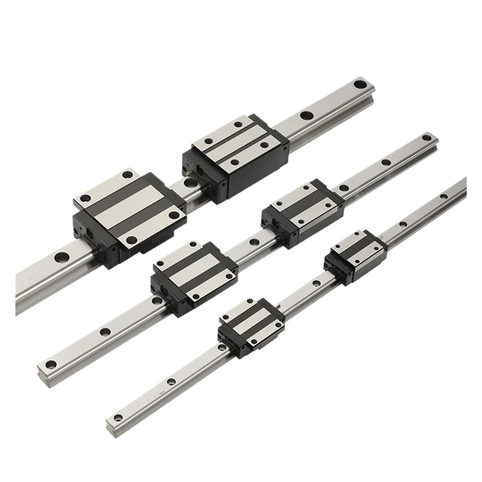 Rail linéaire MSA25R rigide anti-vibration de 600 mm pour chariot MSA25A