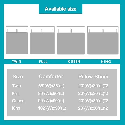 Miniatura 7 de Axolotl Juego de ropa de cama de unicornio, tamaño individual, juego de edredón de unicornio para niñas, niños y adolescentes, juego de ropa de cama