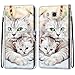 i-Case Coque pour Samsung J5 2016 Portefeuille Etui Rabat en PU Cuir avec Motif,Poche Porte-Cartes,Multi-Usage Peint Housse Cuir Case Magnétique Gros Chaton Protection pour Samsung Galaxy J5 2016